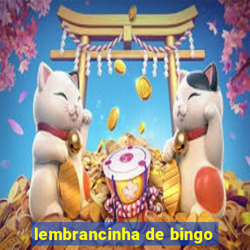 lembrancinha de bingo